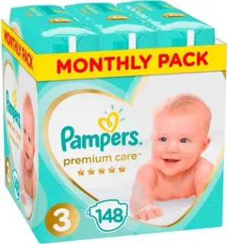 Pampers Premium Care 3 (148 шт)