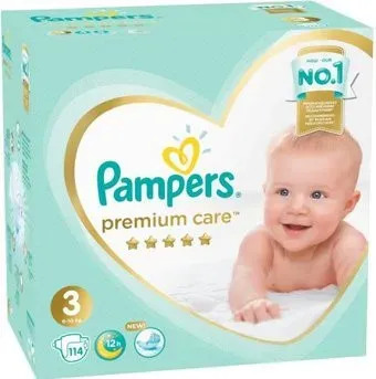 Pampers Premium Care 3 (114 шт)