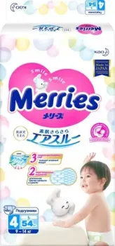 Merries L 9-14кг (54 шт)