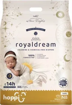 Hoppi RoyalDream для новорожденных до 5кг HB-040-NB (66шт)