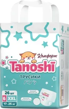Tanoshi Comfort Baby Pants XXL 17-25 кг (26 шт)