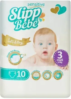 Slipp Bebe №3 4-9 кг (10 шт)