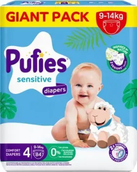 Pufies Sensitive Maxi 9-14 кг (84 шт)