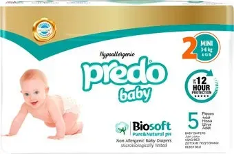 Predo Baby №2 3-6 кг BIO-102 (5 шт)