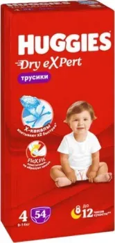 Huggies Dry Expert Mega 4 (54 шт)