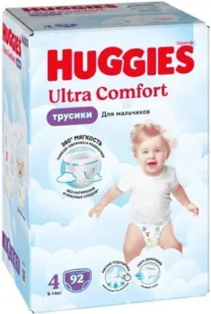 Huggies Ultra Comfort Boy Box 4 (92 шт)