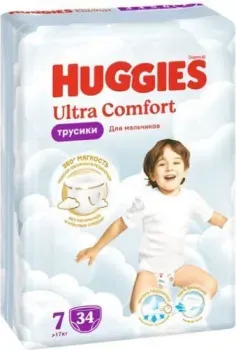 Huggies Ultra Comfort Mega 7 Boy (34 шт)