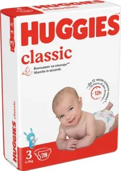 Huggies Classic 3 Mega (78 шт)