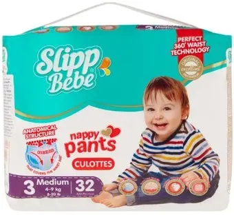 Slipp Bebe №3 4-9 кг (32 шт)