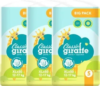Lovular Giraffe Classic XL 12-17 кг (150 шт)