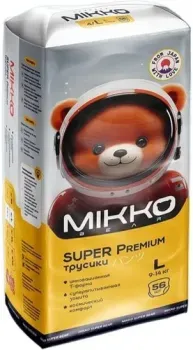 Mikko Bear Super Premium L 9-14 кг (56 шт)