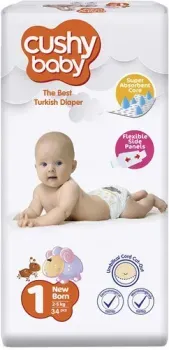 Cushy Baby Newborn Eco pack 2-5 кг (34 шт)