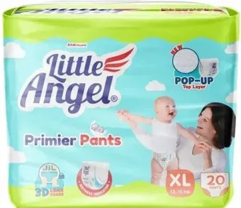 Little Angel Baby Diaper Pants Premier Extra Large 12 - 15 кг (20 шт)