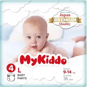 MyKiddo Premium L 9-14 кг (36 шт)