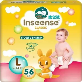 Inseense Classic L 9-14 кг InsCL56Yel (56 шт)