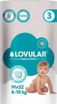 Lovular Hot Wind M 6-10 кг 429720 (52 шт)