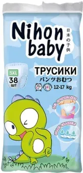 Nihon Baby 5XL 12-17 кг (38 шт)