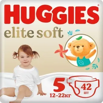 Huggies Elite Soft Mega 5 (42 шт)