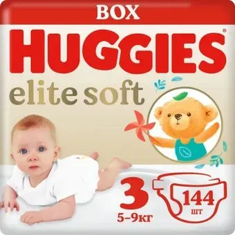 Huggies Elite Soft Box 3 (144 шт)