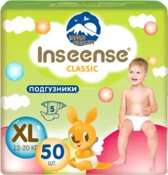 Inseense Classic Plus XL 12-20 кг InsCXL50Lime (50 шт)