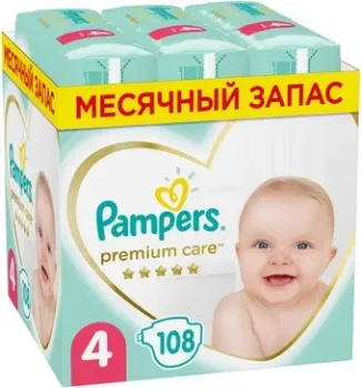 Pampers Premium Care 4 Maxi (108 шт)