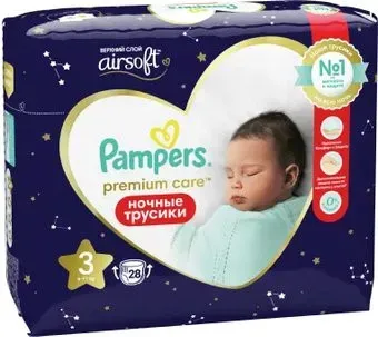 Pampers Pants Midi 3 ночные (28 шт)