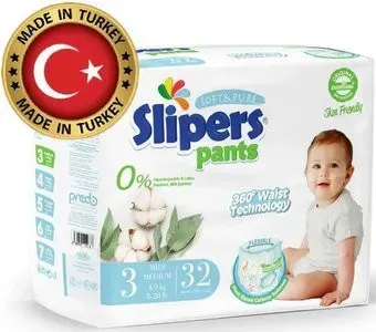 Slipers Pants Midi ЕP-203 (32 шт)