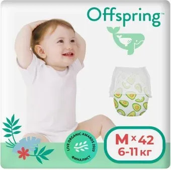 Offspring M 6-11кг Авокадо (42 шт)