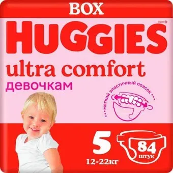 Huggies Ultra Comfort Box Girl 5 (84 шт)