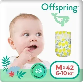 Offspring M 6-10 кг Лимоны (42 шт)