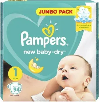 Pampers New Baby-Dry 1 Newborn (94 шт)