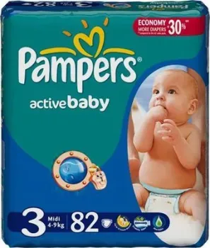 Pampers Active Baby 3 Midi Jumbo Pack (82 шт)