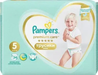 Pampers Premium Care Pants 5 (34 шт)