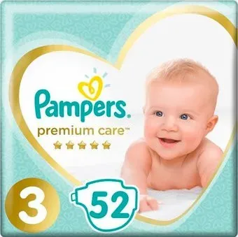 Pampers Premium Care 3 (52 шт)