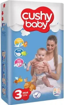 Cushy Baby Midi 4-9 кг (70 шт)
