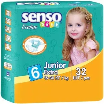 Senso Baby Ecoline Junior Extra 6 (32 шт)