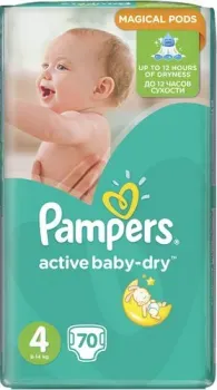 Pampers Active Baby 4 (70 шт)