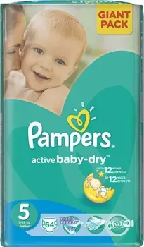 Pampers Active Baby-Dry 5 Junior (64 шт)