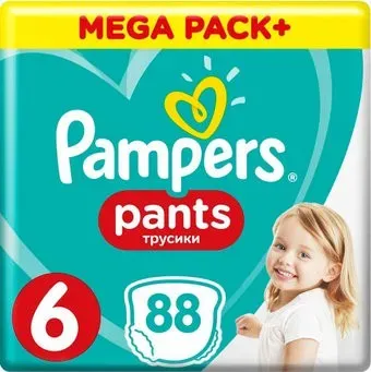Pampers Pants 6 Extra Large (88 шт)