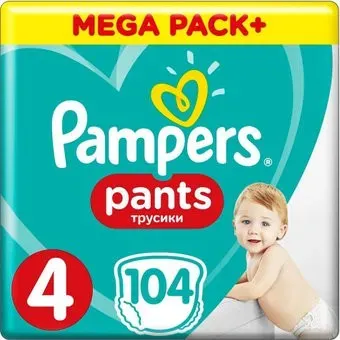Pampers Pants 4 Maxi (104 шт)