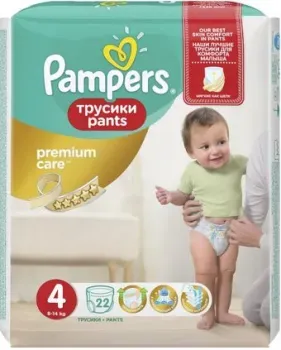 Pampers Premium Care Pants 4 Maxi (22 шт)