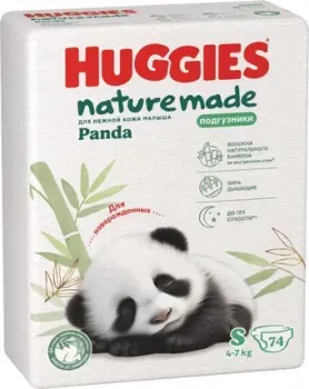 Huggies Naturemade Mega 4-7кг (74 шт)
