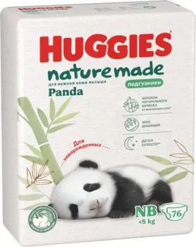 Huggies Naturemade Mega до 5кг (76 шт)