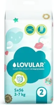 Lovular Sweet Kiss S 3-7 кг (56 шт)