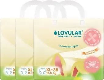 Lovular Солнечная серия XL 12-17 кг (114 шт)
