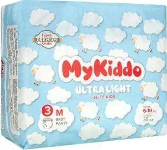 MyKiddo Elite Kids M 6-10 кг (38 шт)