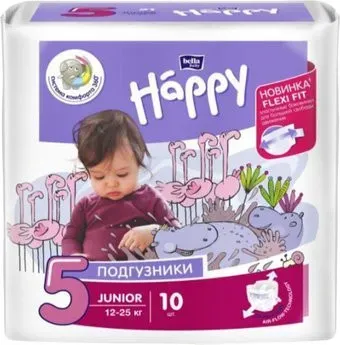 Bella Baby Happy Junior 12-25кг (10 шт)