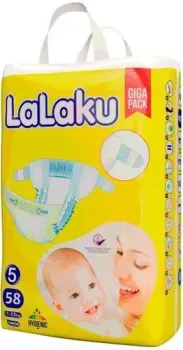 LaLaKu Diapers Giga Pack Junior (58 шт)