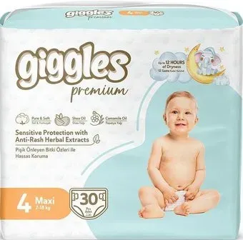 Giggles Premium Maxi 4 Twin Pack (30 шт)