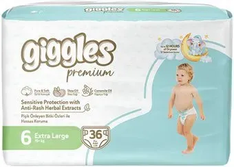 Giggles Premium Xlarge 6 Jumbo Pack (36 шт)